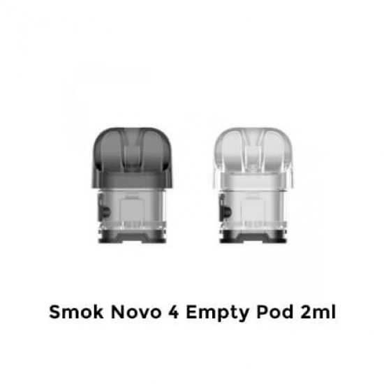 SMOK Novo 4 Empty Pod Cartridge 2ml (Per Piece) SMOK Novo 4 Empty Pod Cartridge 2ml (Per Piece)