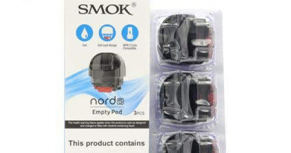 smok nord 5 refill SMOK Nord 5 Empty Pod Cartridge $6.99 main image 0