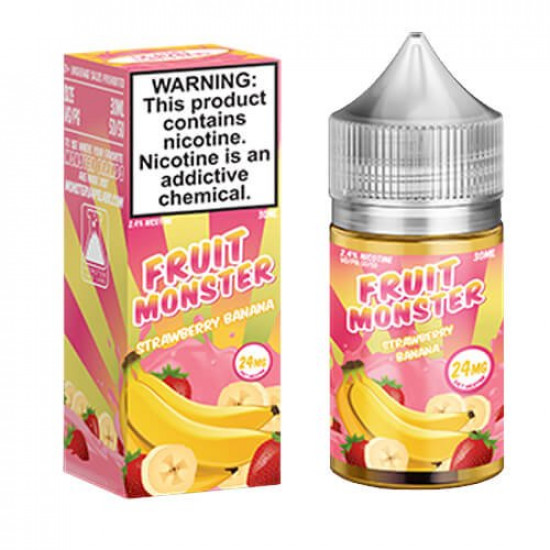 Fruit Monster NTN Salt - Strawberry Banana 30ml Fruit Monster NTN Salt - Strawberry Banana 30ml